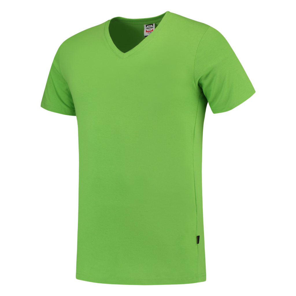 Tricorp T-shirt V Hals Fitted Lime