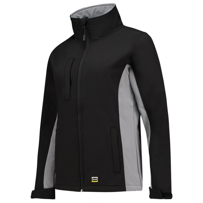 Tricorp Softshell Bicolor Dames Black-Grey