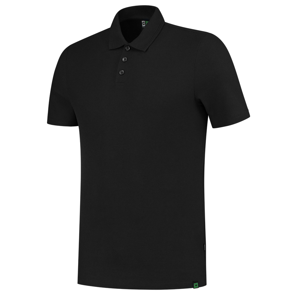 Tricorp Poloshirt Fitted Rewear Black