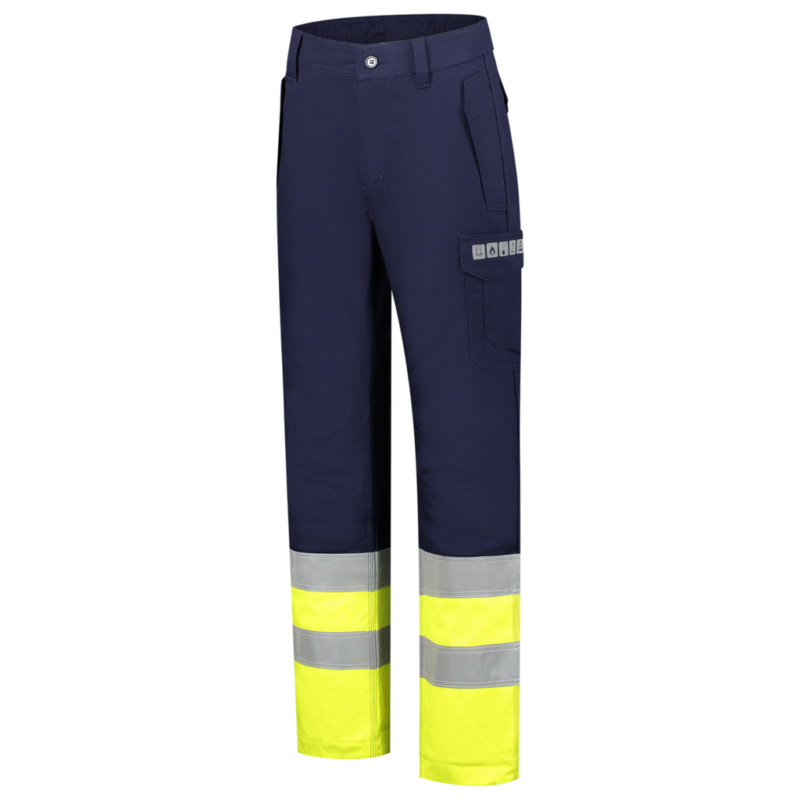 Tricorp Werkbroek Multinorm Bicolor Ink-Fluor Yellow