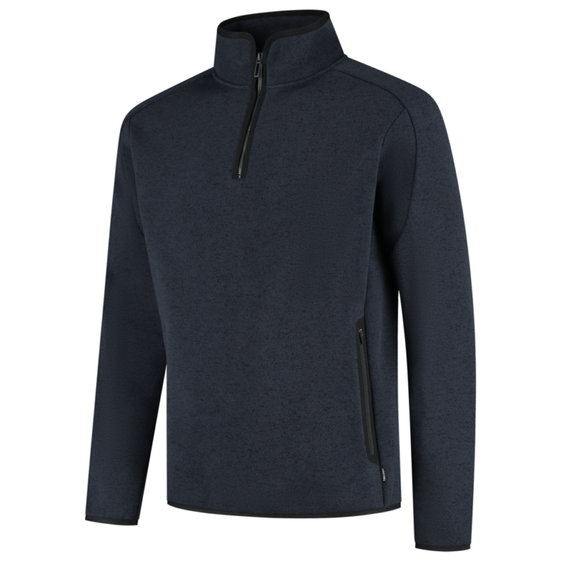 Tricorp Knitted Fleecejack 1/4 Zip Redefined Ink