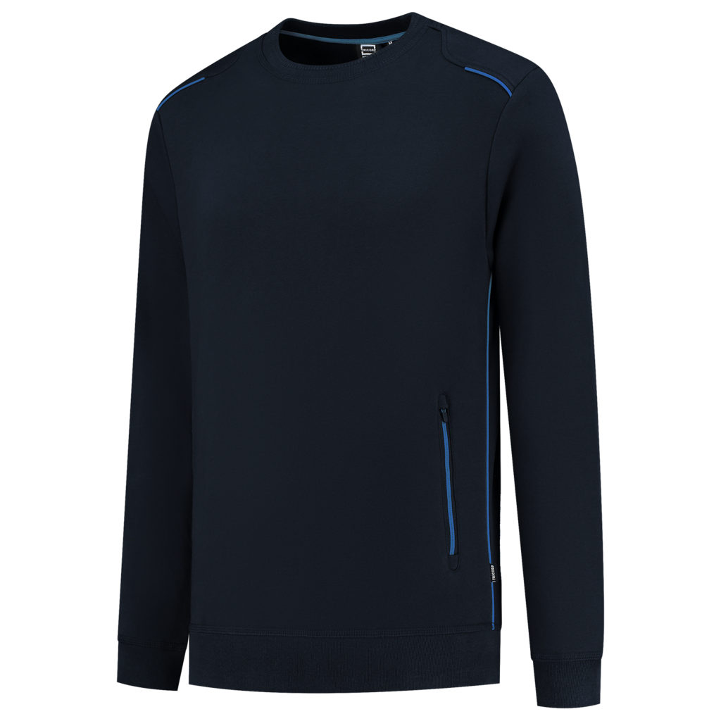 Tricorp Sweater Accent Navy-Royal Blue