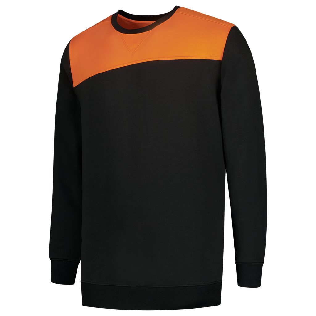 Tricorp Sweater Bicolor Naden Black-Orange