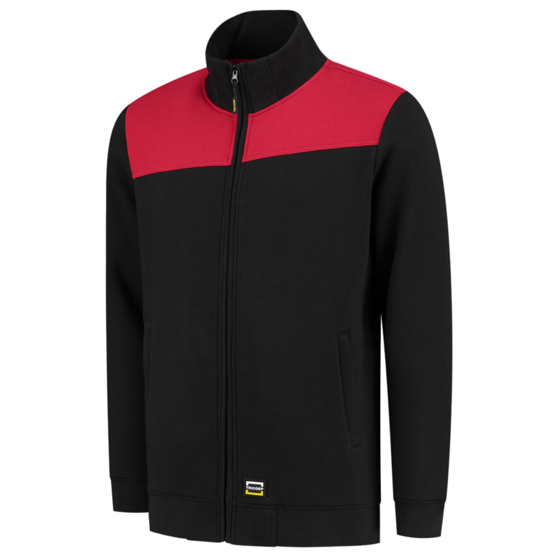 Tricorp Sweatvest Bicolor Naden Black-Red
