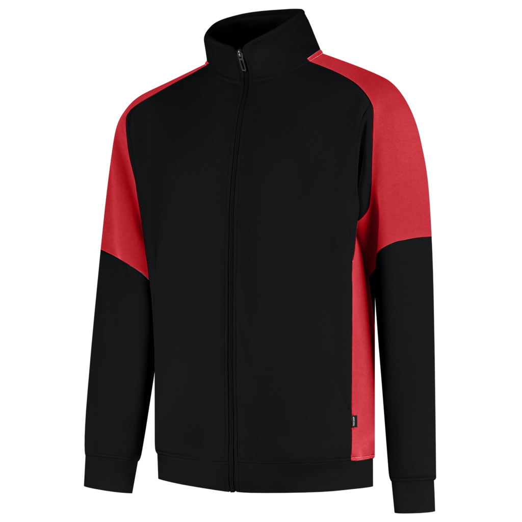 Tricorp Sweatvest Bicolor Redefined Black-Brightred
