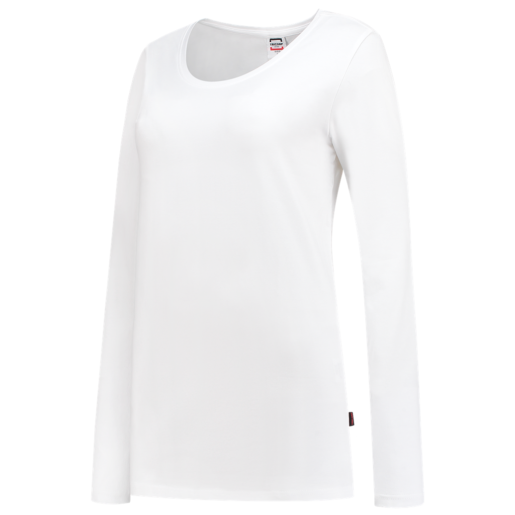 Tricorp T-shirt Lange Mouw Dames White