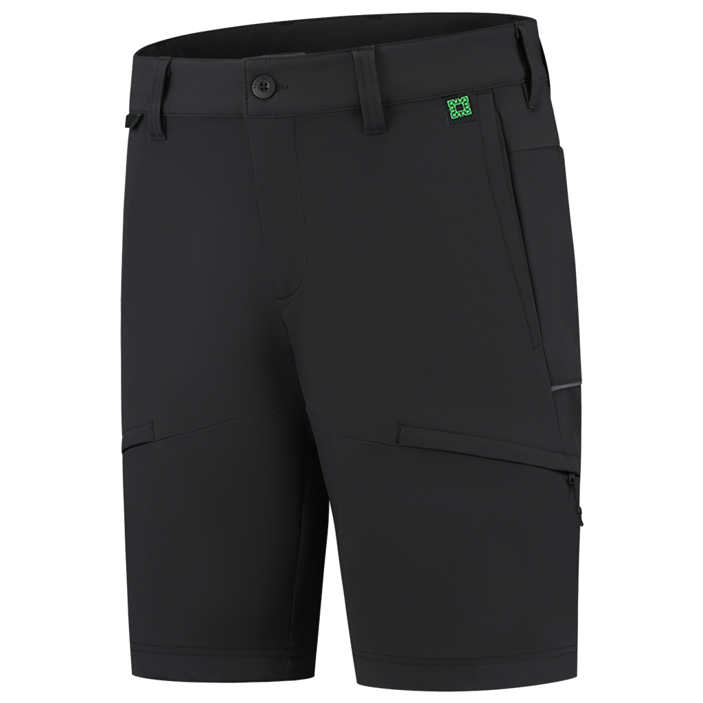 Tricorp Werkbroek Fitted Stretch Kort RE2050 Black