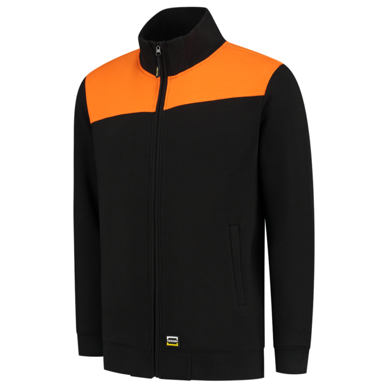 Tricorp Sweatvest Bicolor Naden Black-Orange