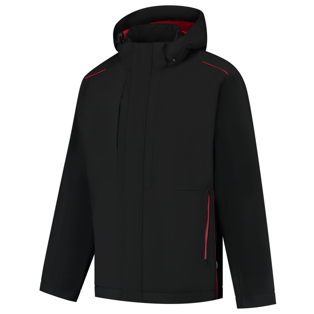 Tricorp Winter Tech Shell Accent Black-Red