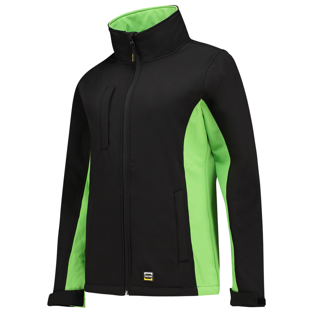 Tricorp Softshell Bicolor Dames Black-Lime