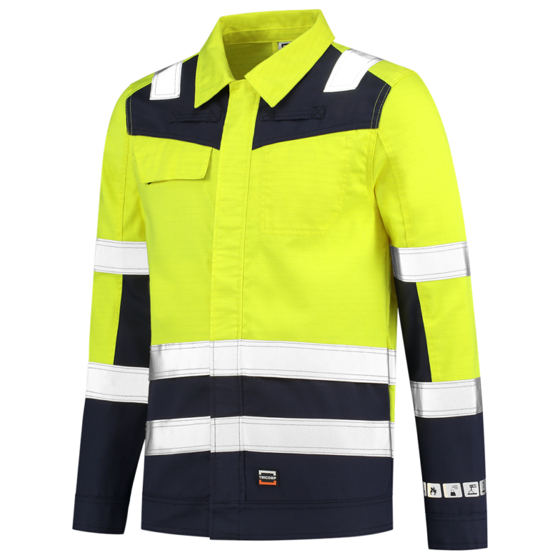 Tricorp Werkjas Multinorm Bicolor Fluor Yellow-Ink