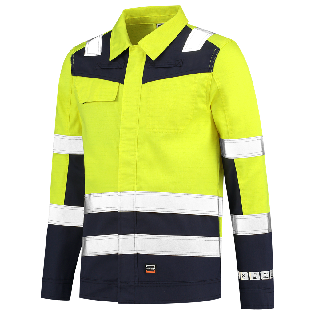 Tricorp Werkjas Multinorm Bicolor Fluor Yellow-Ink