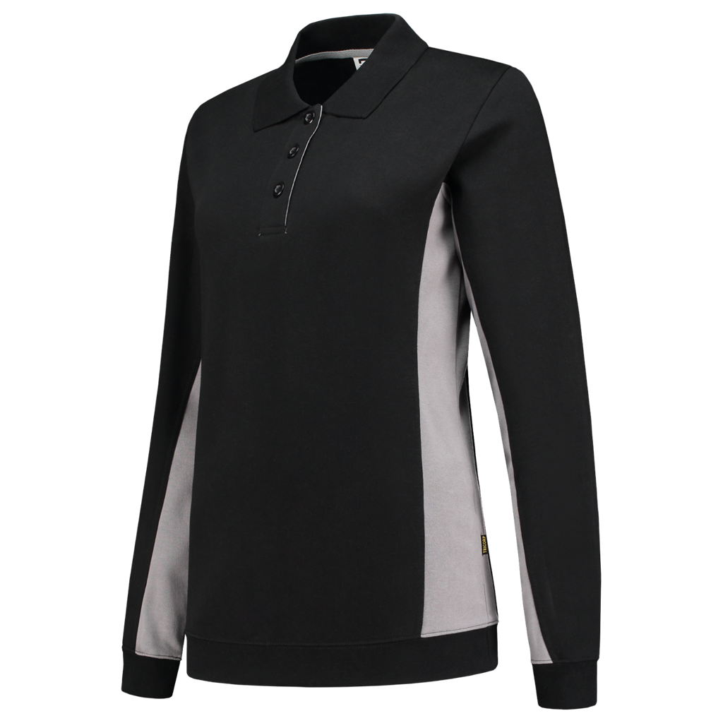 Tricorp Polosweater Bicolor Dames Black-Grey