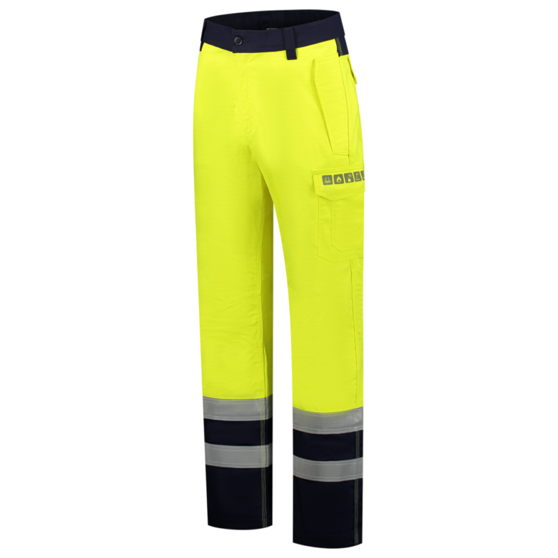 Tricorp Werkbroek Multinorm Bicolor Fluor Yellow-Ink