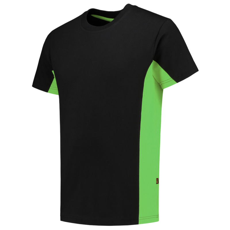 Tricorp T-shirt Bicolor Black-Lime