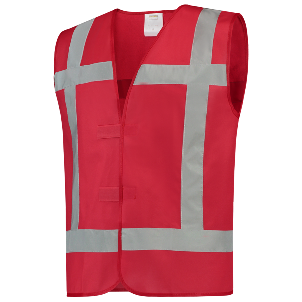 Tricorp Vest Reflectie Fluor Red