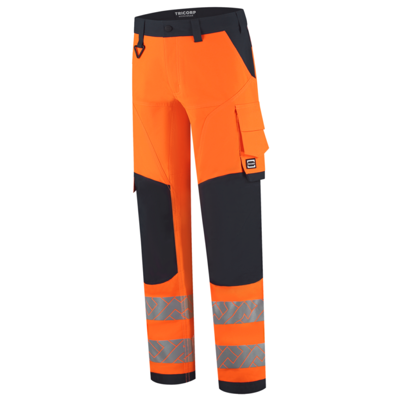 Tricorp Werkbroek 4-Way Stretch High Vis Redefined Knieversterking Fluor Orange-Ink