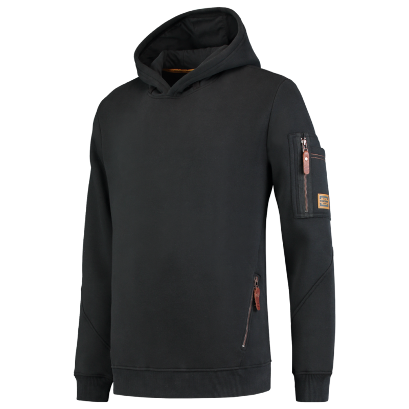Tricorp Sweater Premium Capuchon Black