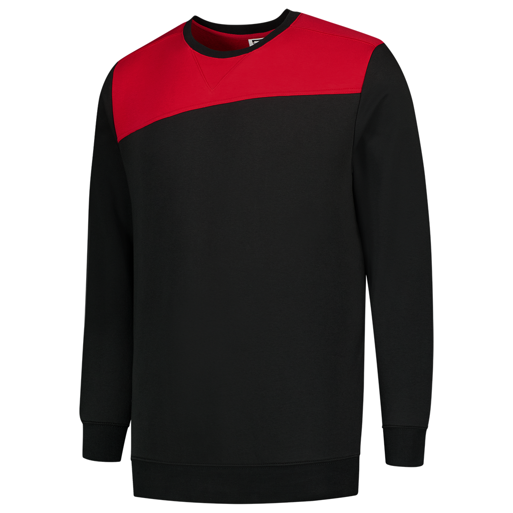 Tricorp Sweater Bicolor Naden Black-Red
