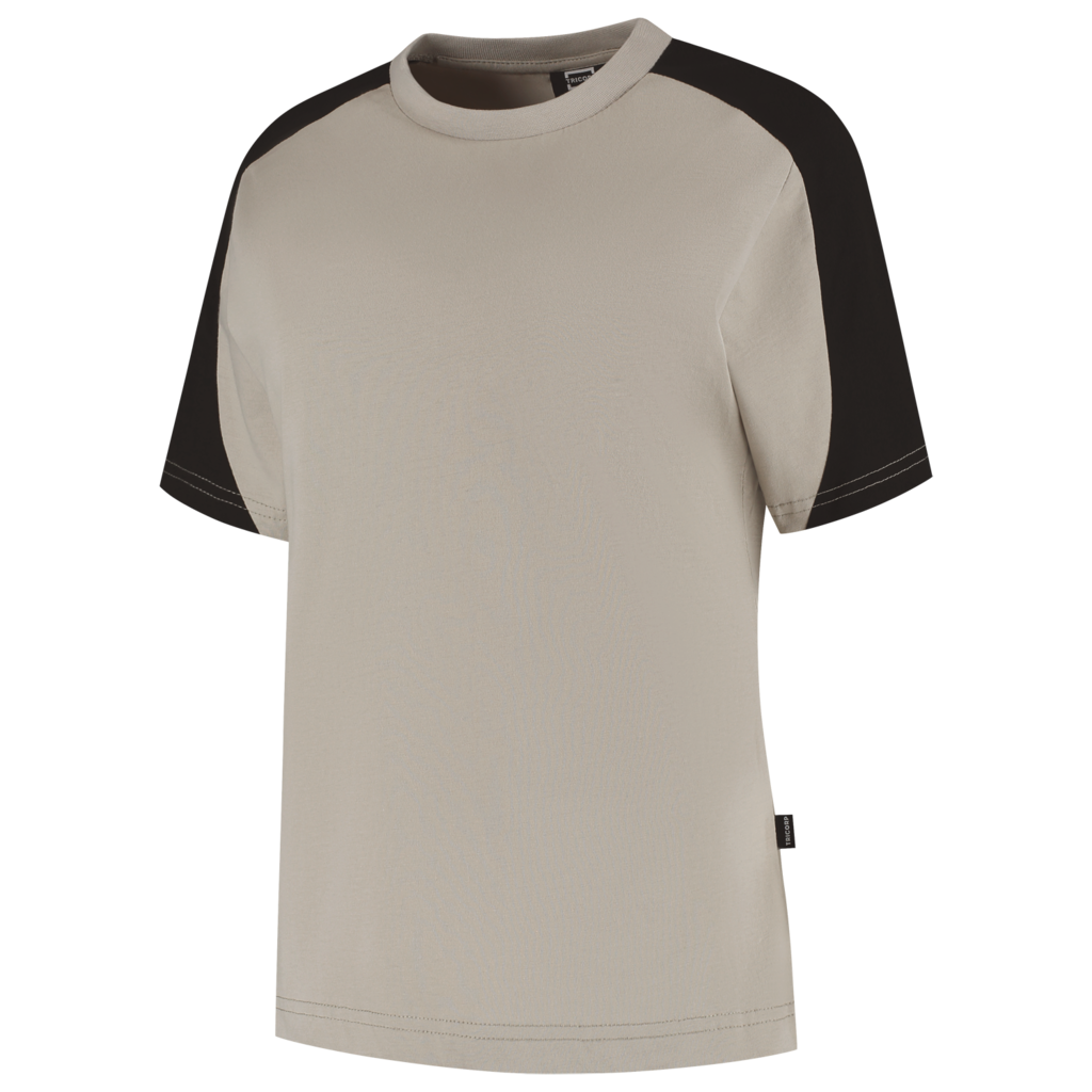 Tricorp T-shirt Bicolor Redefined Dames Sand-Black