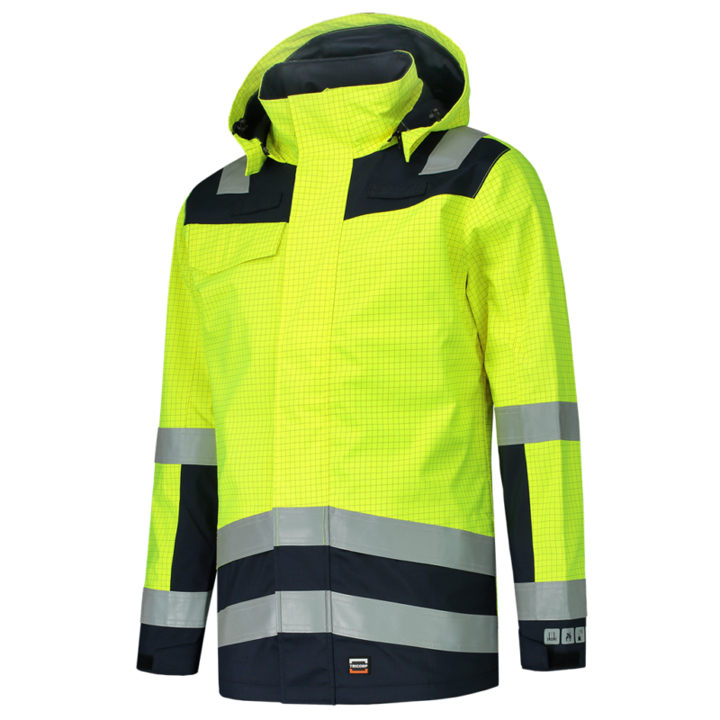Tricorp Parka Multinorm Bicolor Fluor Yellow-Ink