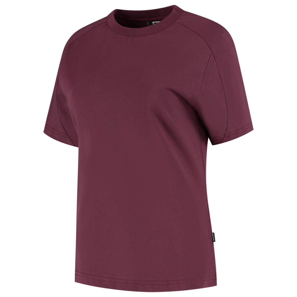 Tricorp T-shirt Redefined Dames Bordeaux