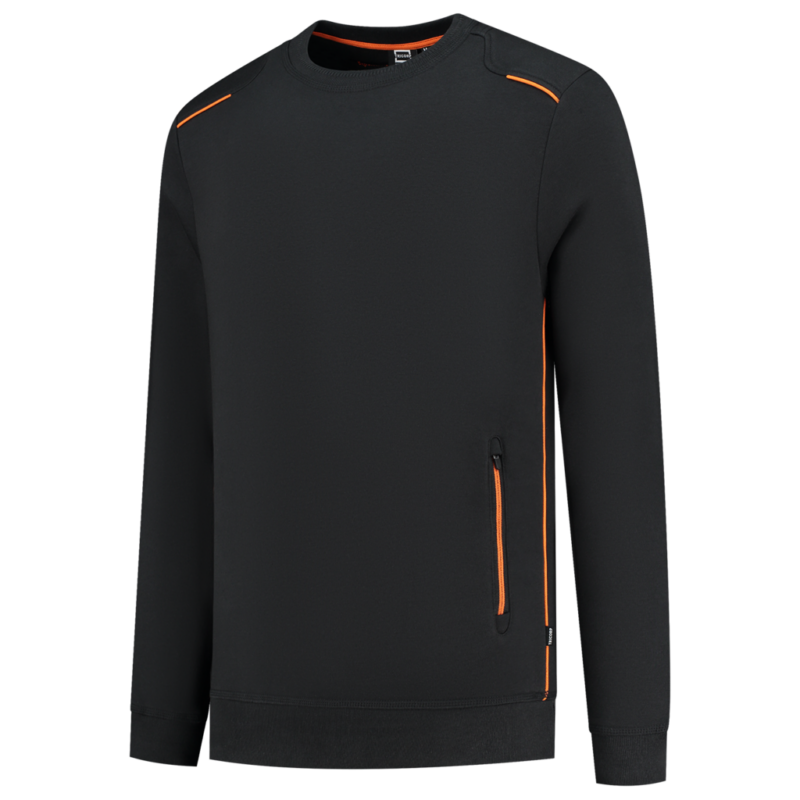 Tricorp Sweater Accent Black-Orange