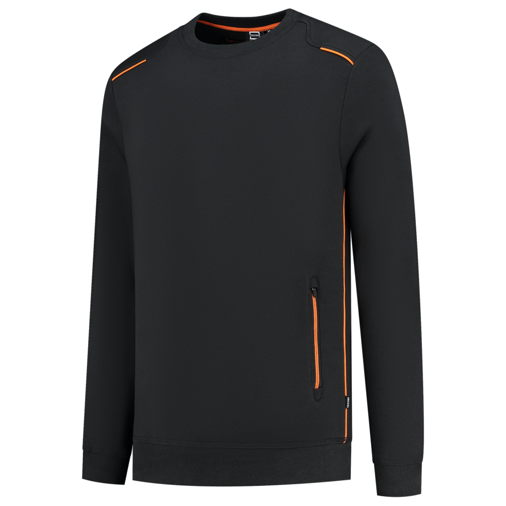 Tricorp Sweater Accent Black-Orange