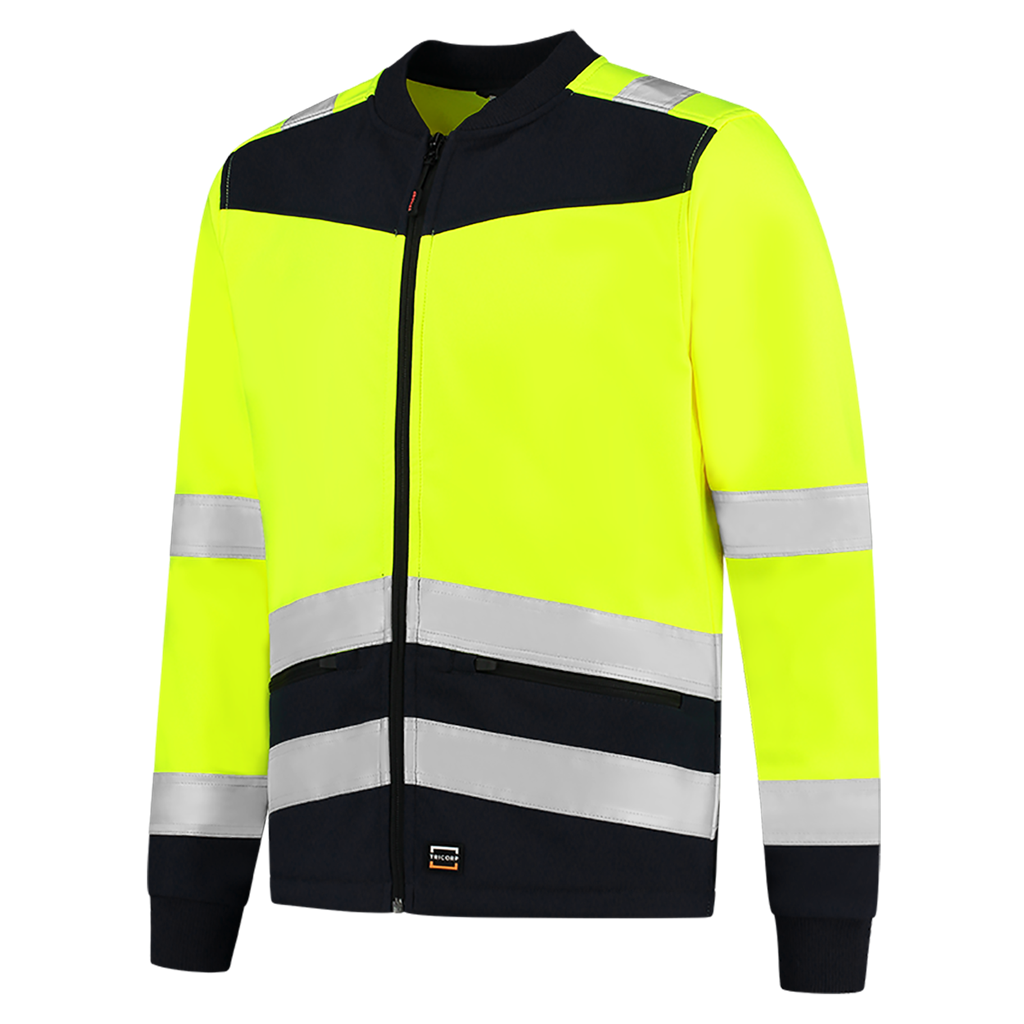 Tricorp Softshell High Vis Bicolor Fluor Yellow-Ink
