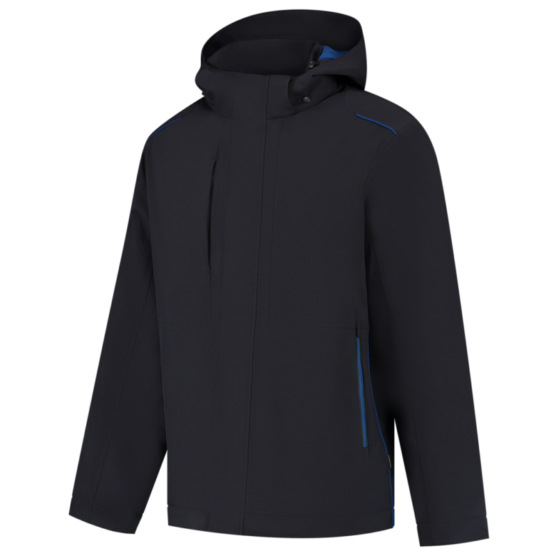 Tricorp Winter Tech Shell Accent Navy-Royal Blue