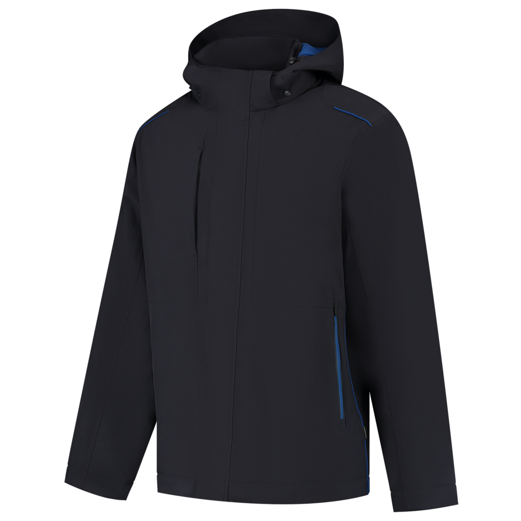 Tricorp Winter Tech Shell Accent Navy-Royal Blue