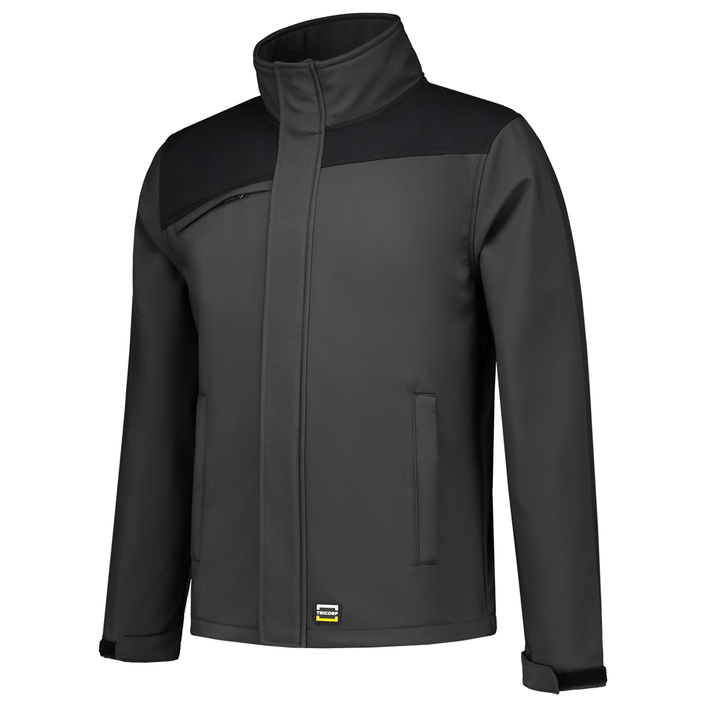 Tricorp Softshell Bicolor Naden Dark Grey-Black