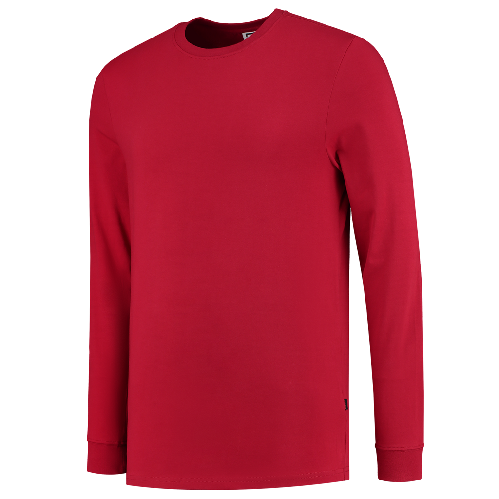 Tricorp T-shirt Lange Mouw 60°C Wasbaar Red