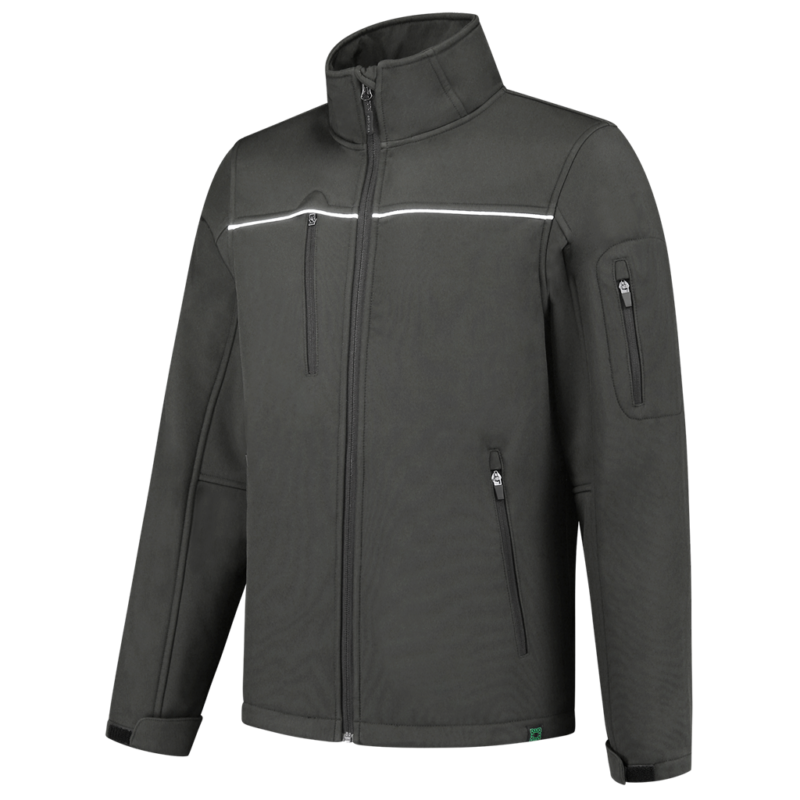 Tricorp Softshell Luxe Rewear Dark Grey