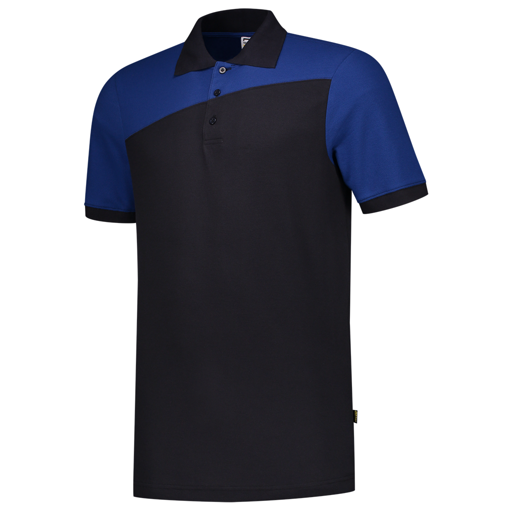 Tricorp Poloshirt Bicolor Naden Navy-Royal Blue
