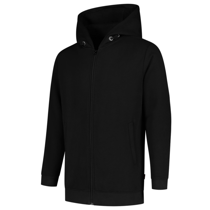 Tricorp Sweatvest Capuchon 60°C Wasbaar Black