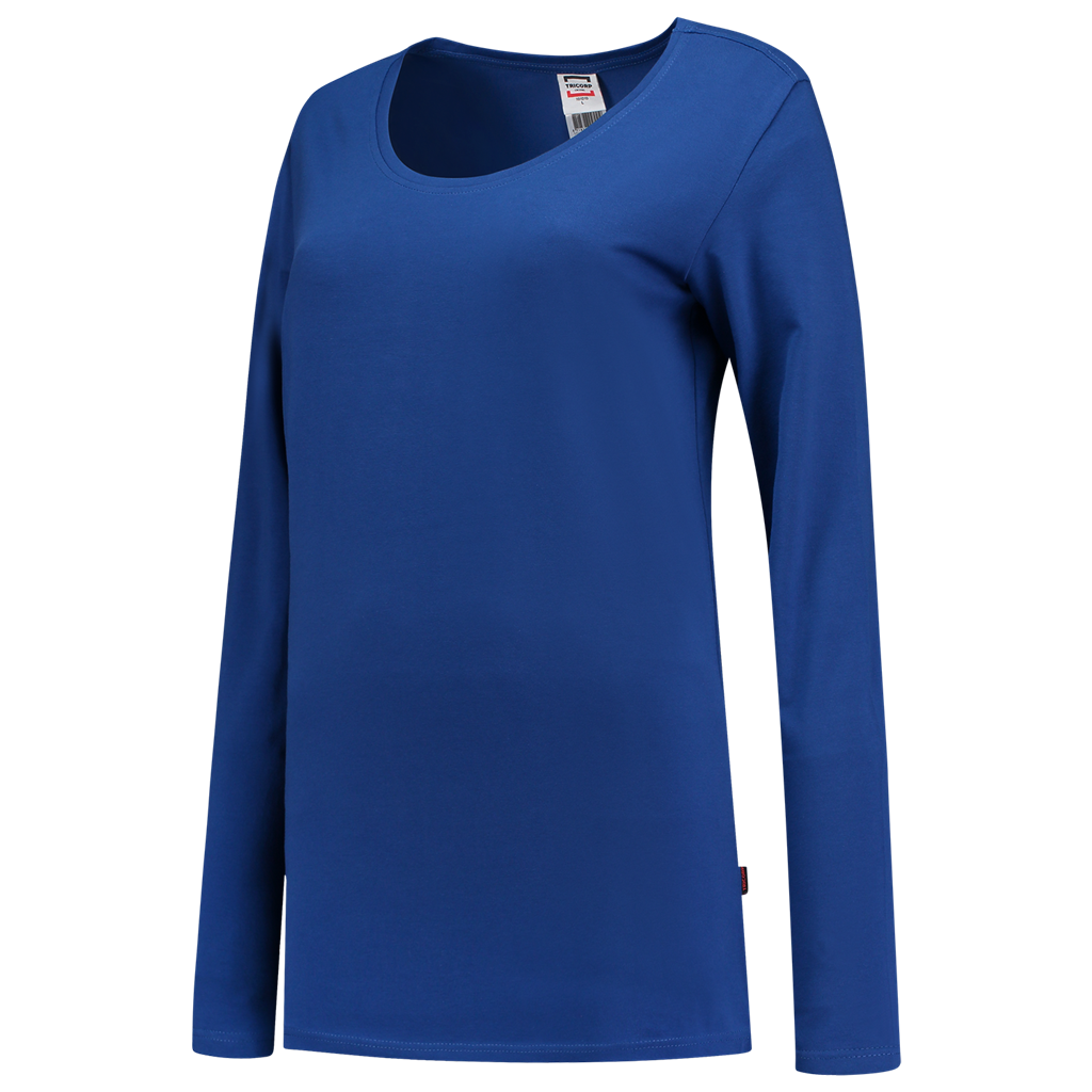 Tricorp T-shirt Lange Mouw Dames Royal Blue