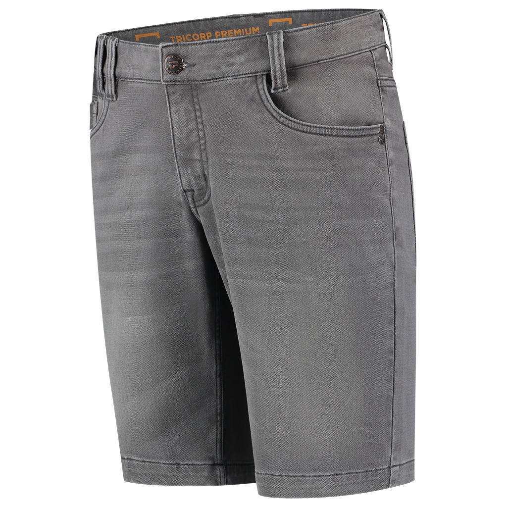 Tricorp Jeans Premium Stretch Kort Denim Grey