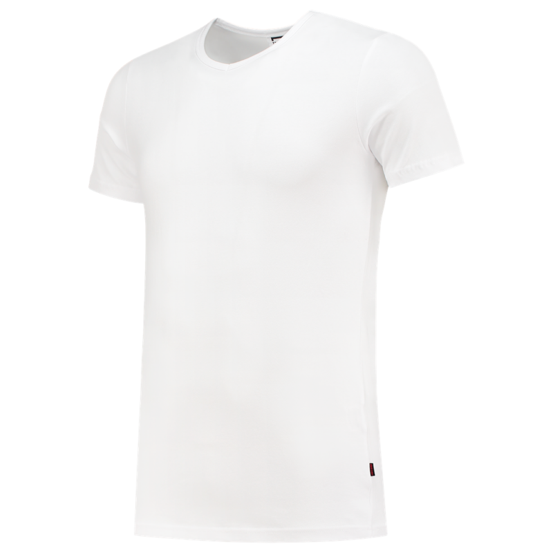 Tricorp T-shirt Elastaan Fitted V Hals White