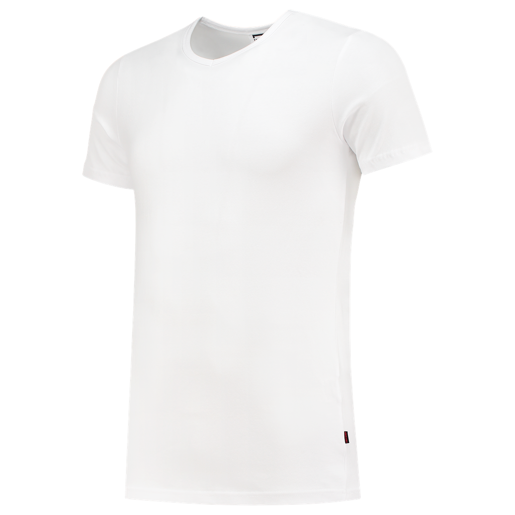 Tricorp T-shirt Elastaan Fitted V Hals White
