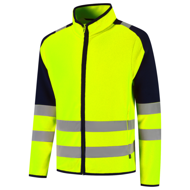 Tricorp Fleecejack High Vis Redefined Fluor Yellow-Ink