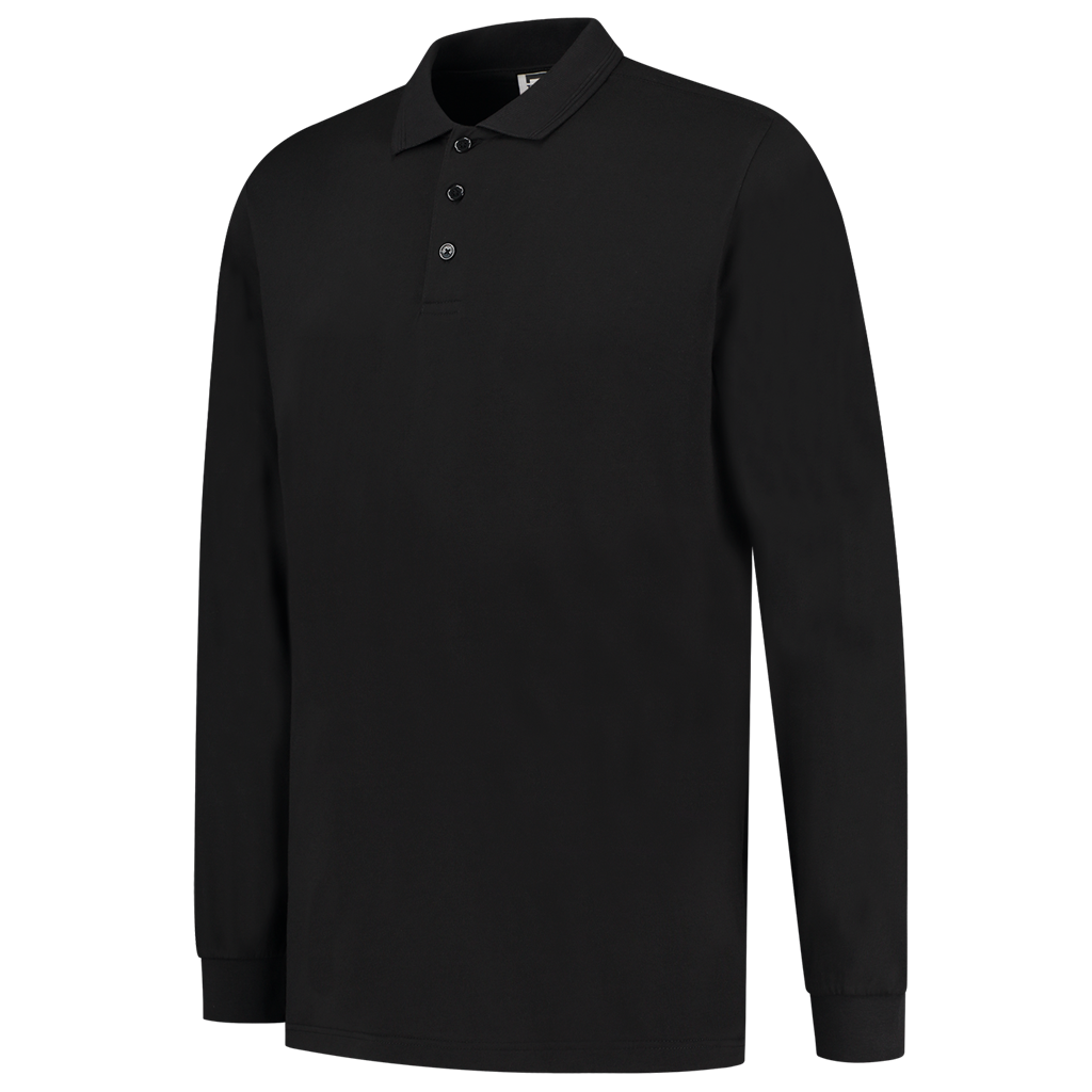 Tricorp Poloshirt Jersey Lange Mouw Black