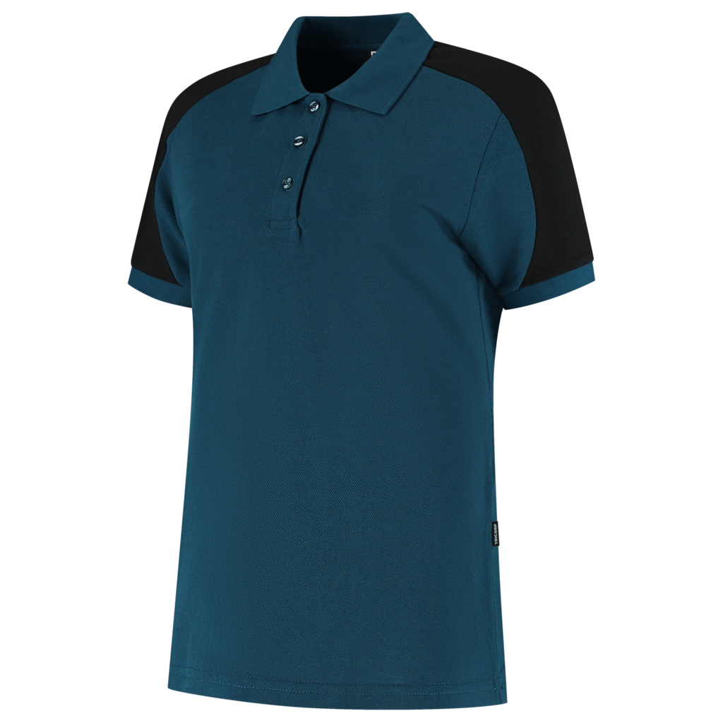 Tricorp Poloshirt Bicolor Redefined Dames Teal-Black