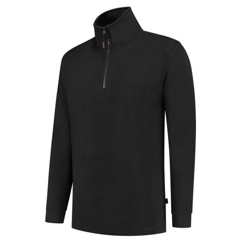 Tricorp Sweater Ritskraag Black