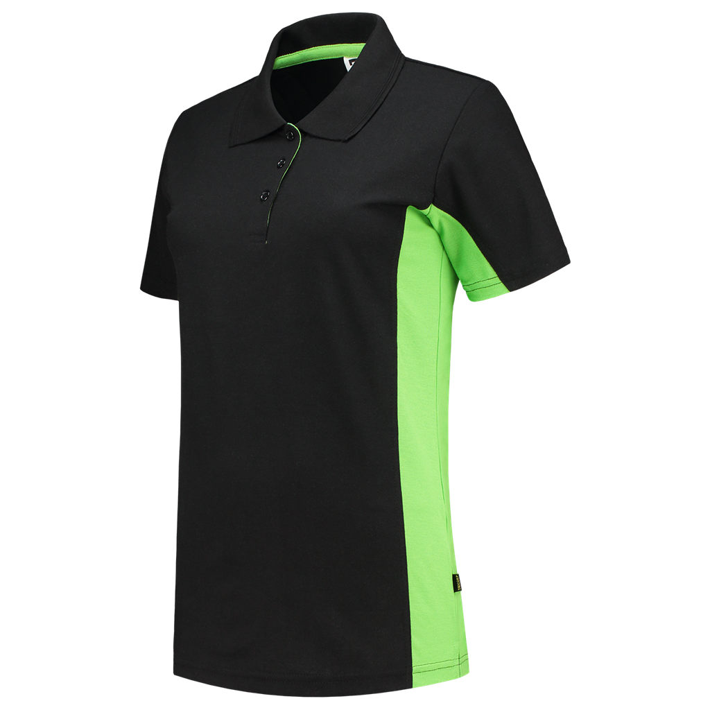 Tricorp Poloshirt Bicolor Dames Black-Lime