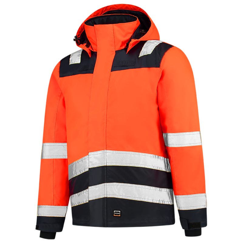 Tricorp Midi Parka High Vis Bicolor Fluor Orange-Ink
