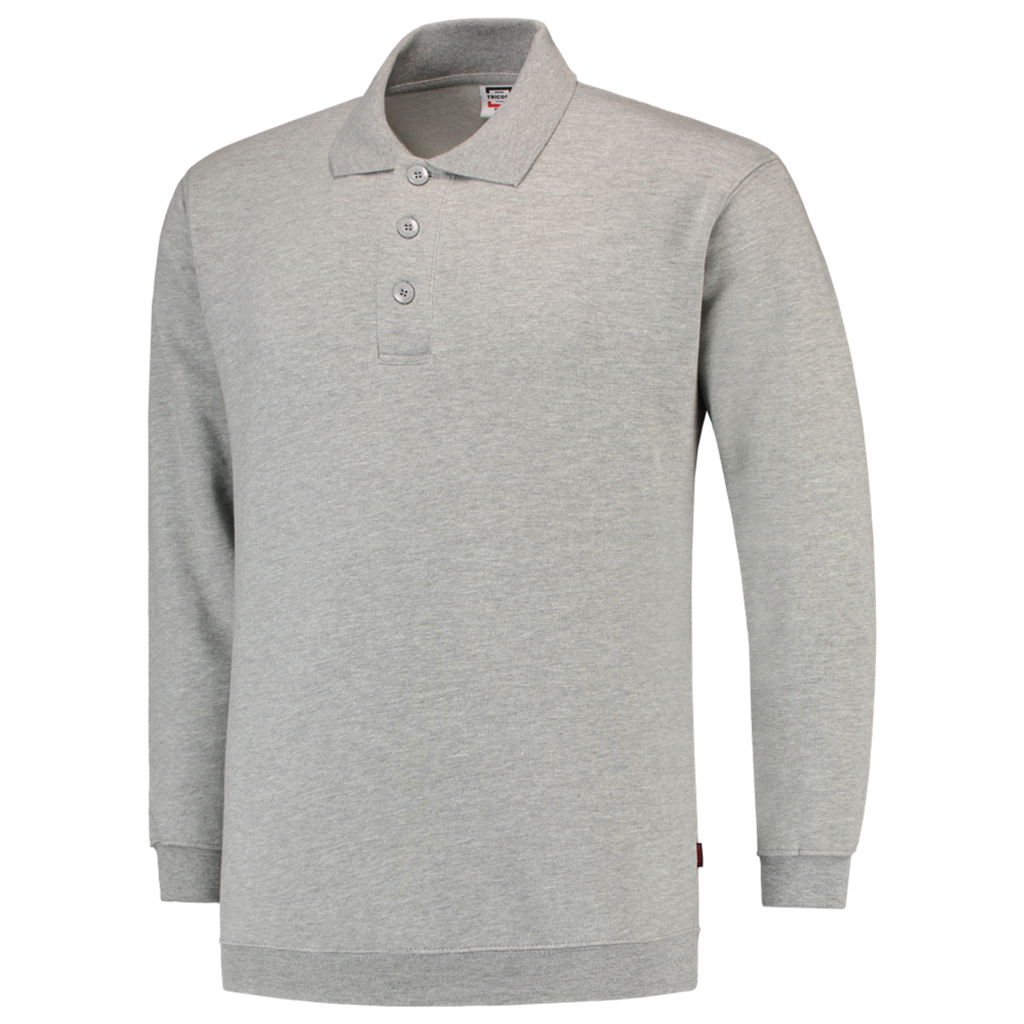 Tricorp Polosweater Boord Grey Melange