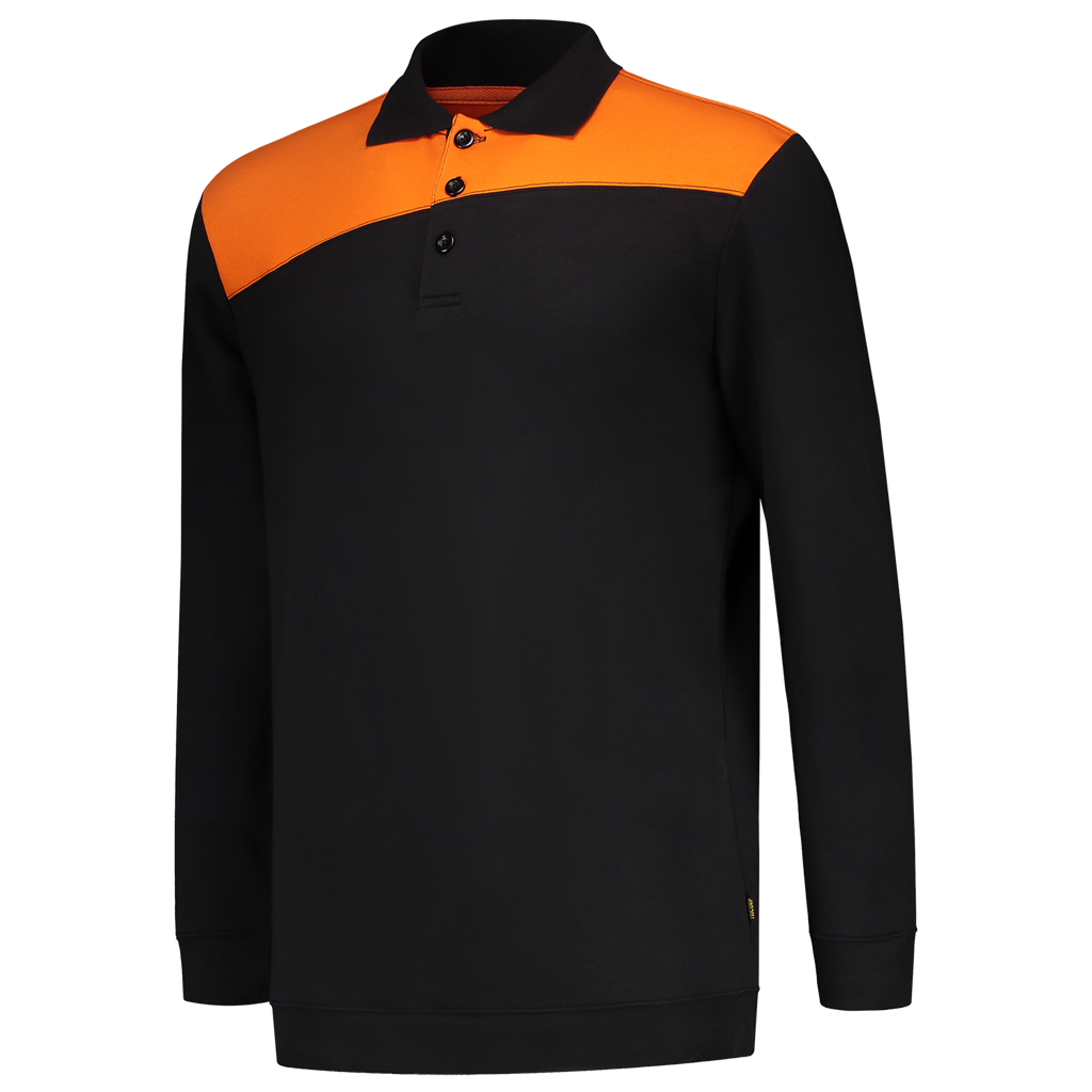 Tricorp Polosweater Bicolor Naden Black-Orange