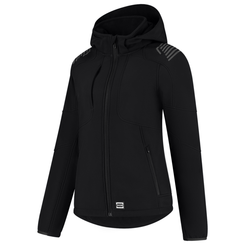 Tricorp Softshell Capuchon Luxe Redefined Dames Black