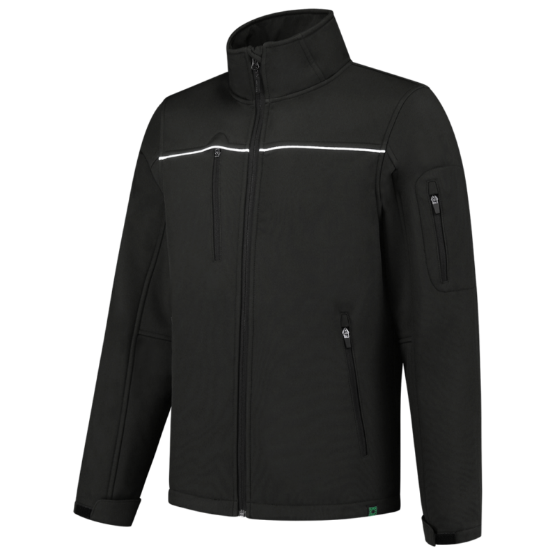 Tricorp Softshell Luxe Rewear Black